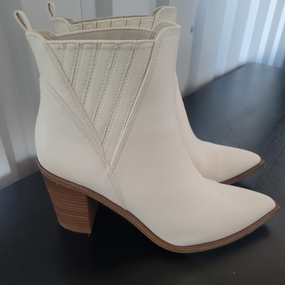 White booties